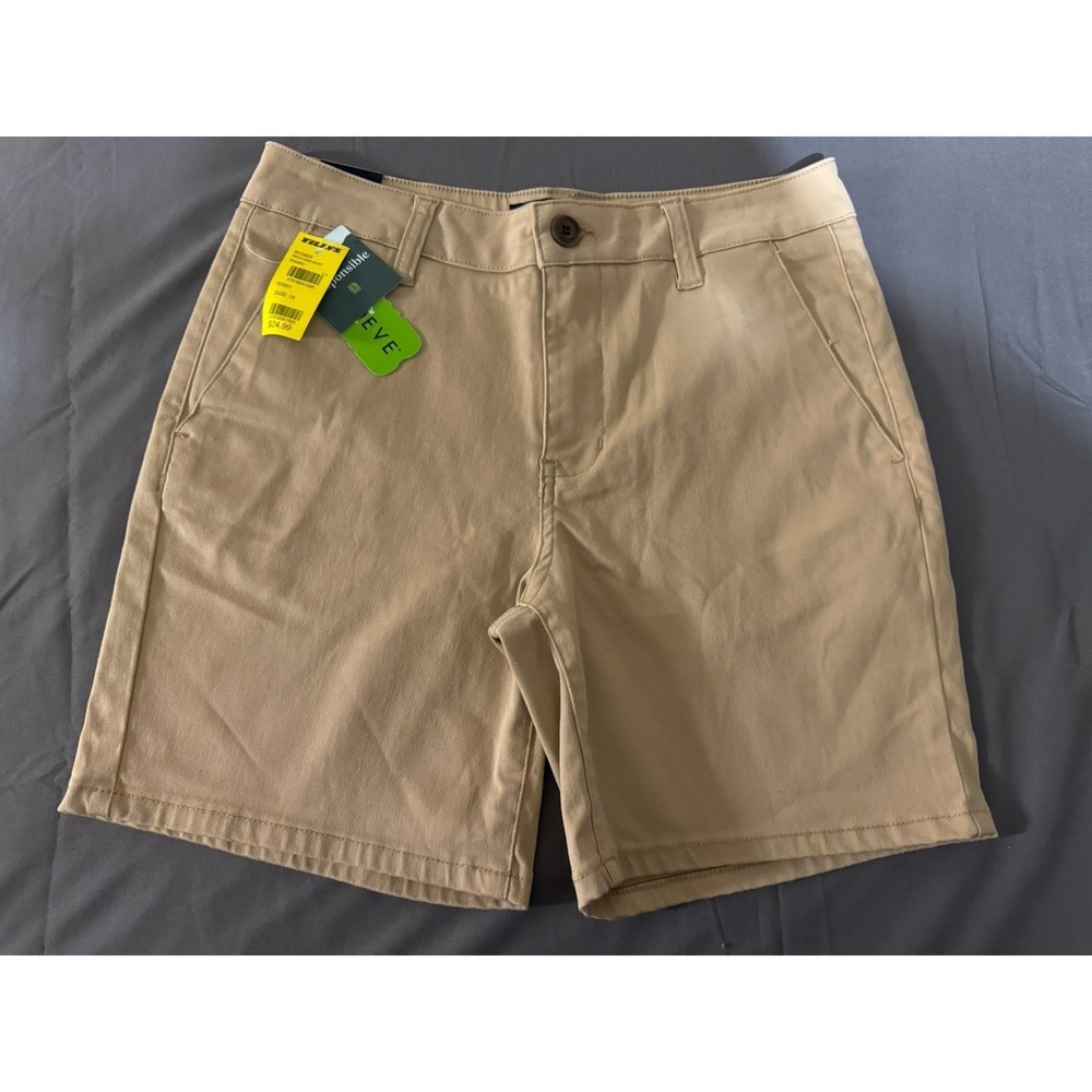 RSQ Boys Chino Shorts Size 16 Khaki Tillys Casual NWT